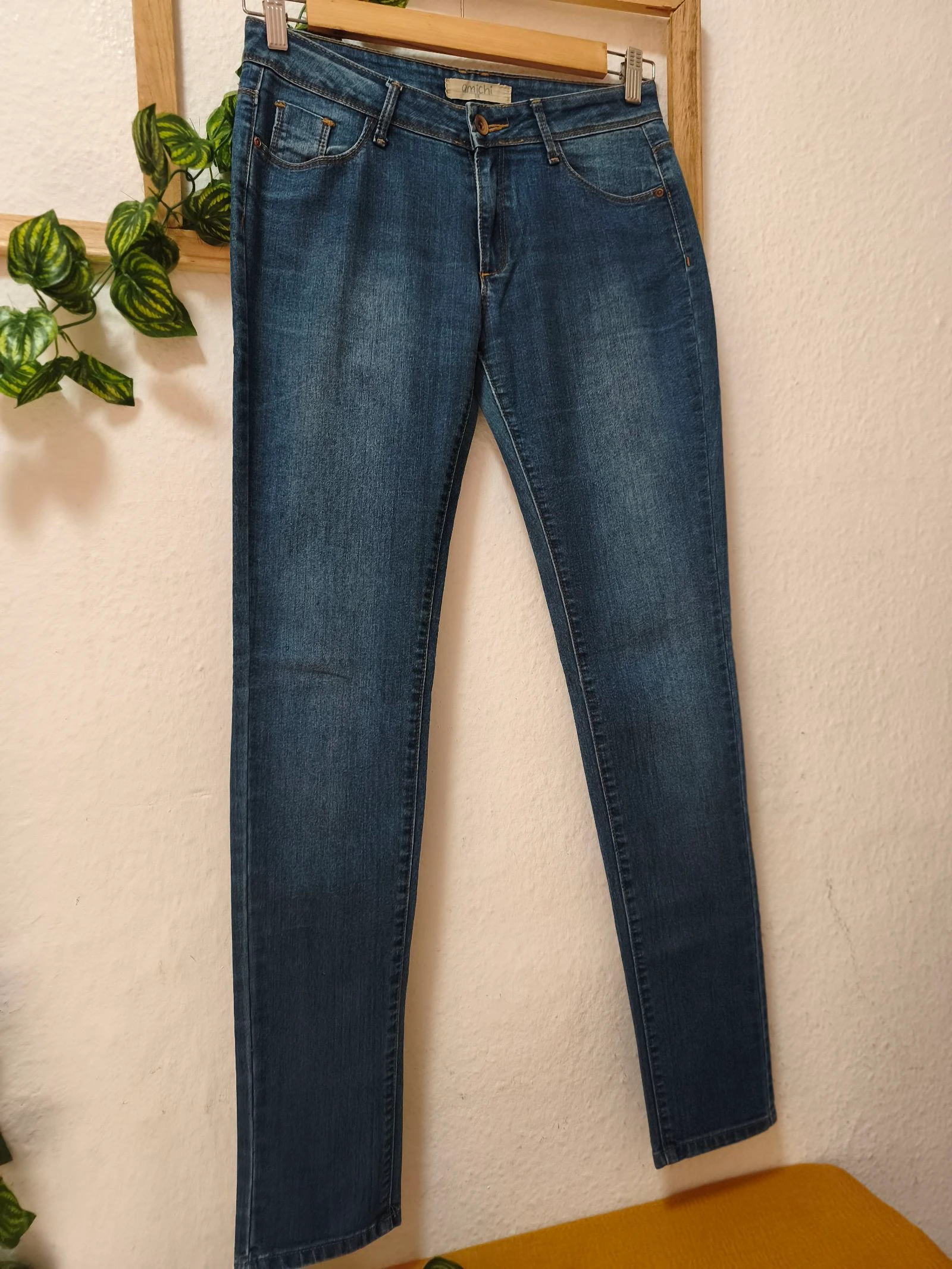 Pantalón vaquero Amichi jeans recto talla 38